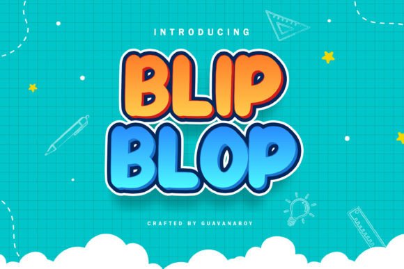 Blip Blop: The Playful Font That Brings Your Designs to Life