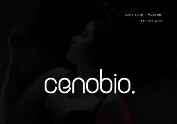 Cenobio: A Minimalist Display Font for Modern Creators