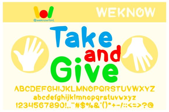 Discovering the Playful Charm of Take and Give Typography