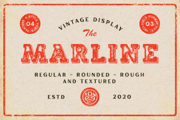 Exploring Marline: A Bold Vintage Display Typeface