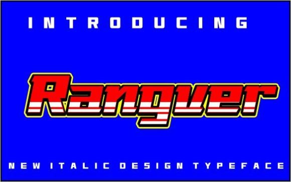 Rangver: A Modern Typeface for High-Energy Designs