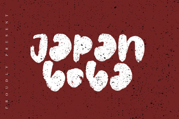 The Bubbly Charm of the Japan Boba Display Typeface
